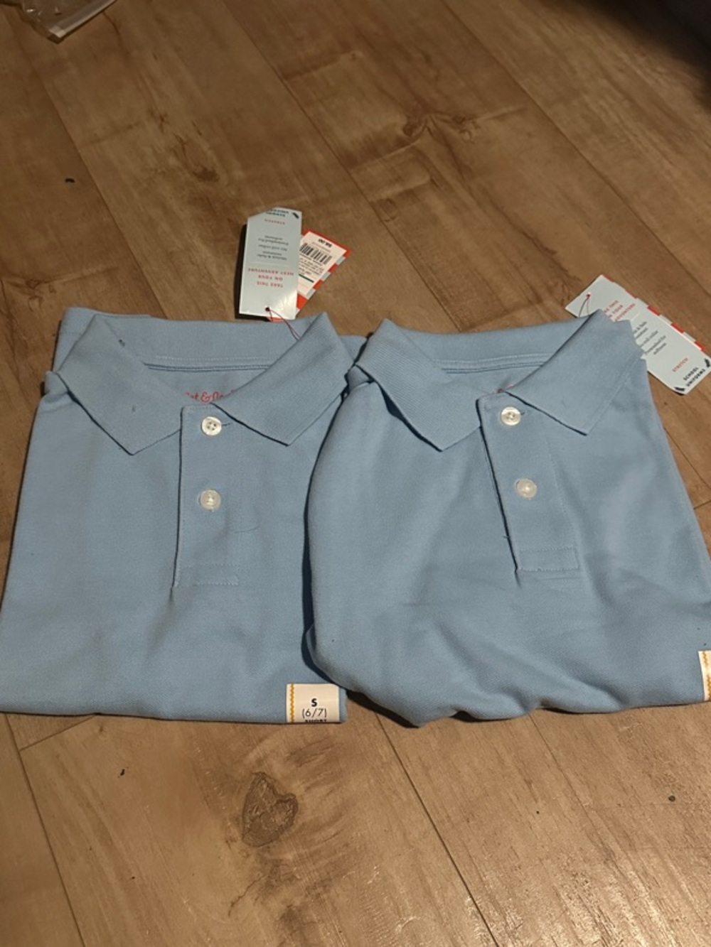 Cat & Jack Light Blue Polo Shirt - Boys (2-Pack)